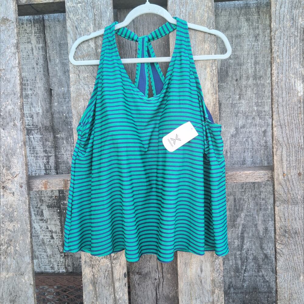 Xersion Tankini Swim Top NWT Tag Women's 24W